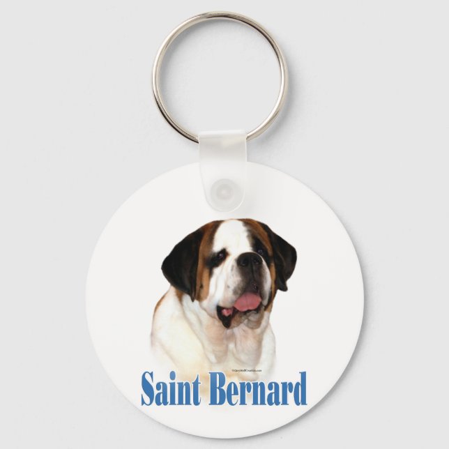 Name Saint Bernard  Keychain (Front)