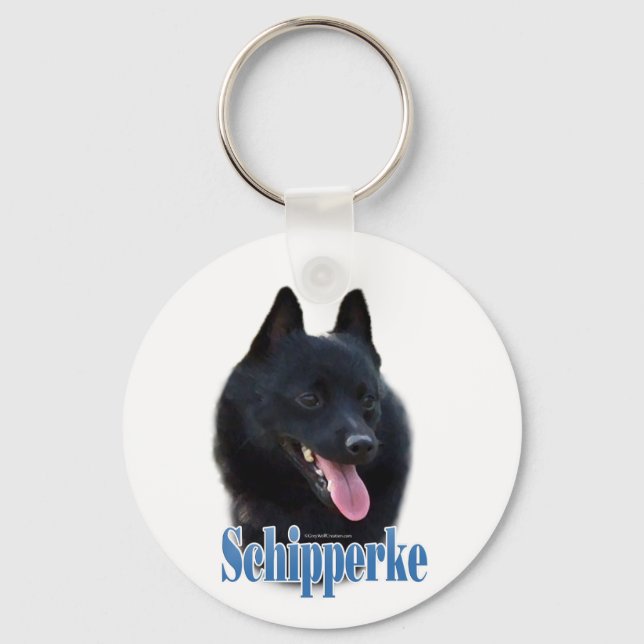 Name Schipperke  Keychain (Front)
