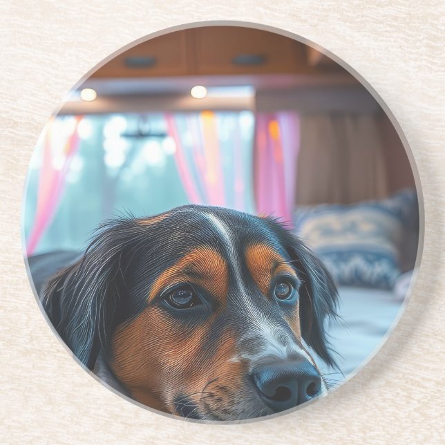 Name: Sleeping Dog Dreams Coaster (Front)