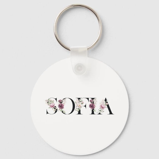 Name Sofia. Keychain (Front)