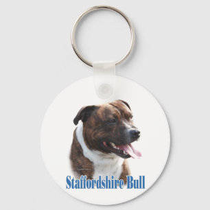Name Staffordshire Bull Terrier  Keychain