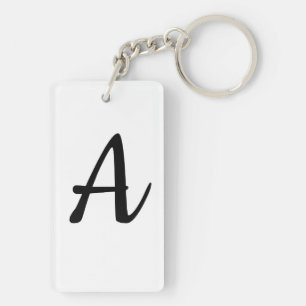 Name starting with A Keychain