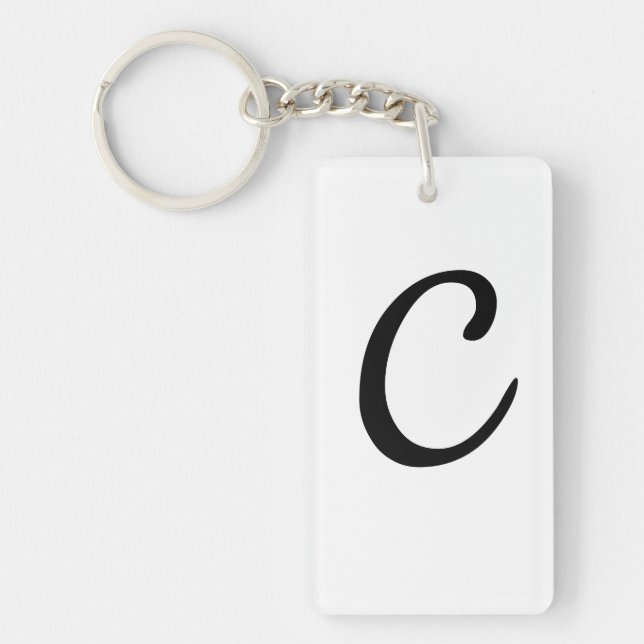Name starting with C Keychain (Front)