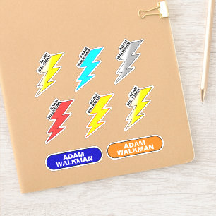 Name Stickers for Kids (School Waterproof Labels)