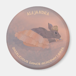 Name Studio Adorable Ballerina Bunny Magnet