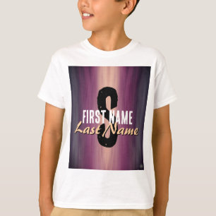 Name T-Shirt with Purple HAMbWG