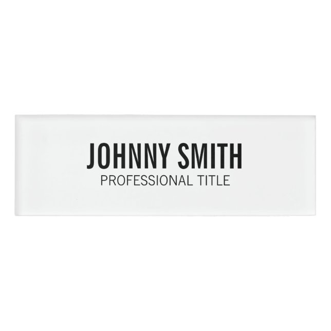 Name Tag (Front)