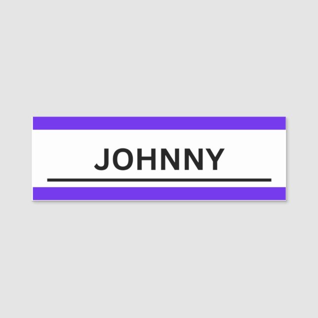 Name Tag #3  (Front)