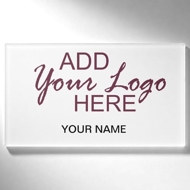 Name Tag acrylic (Front)