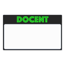 Name Tag Docent