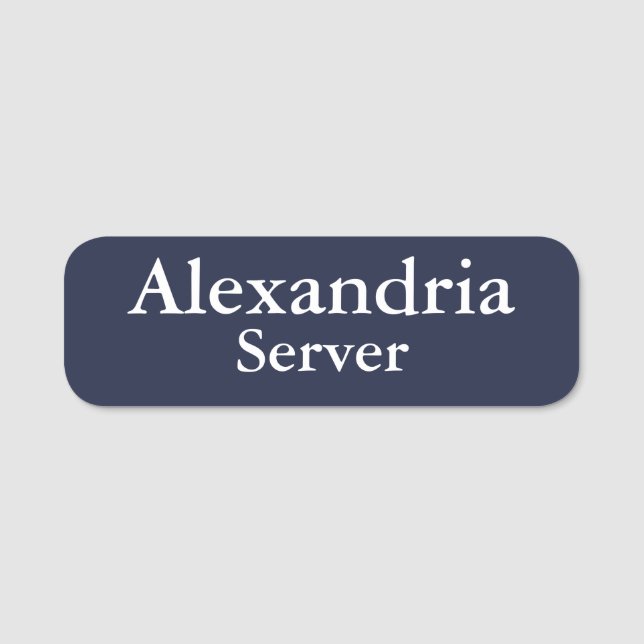 Name Tag for your Business and Profession (Front)