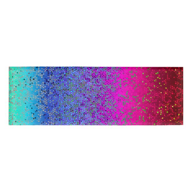 Name Tag Glitter Star Dust (Front)