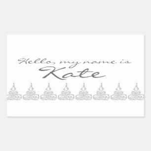 Name tag sticker Hello my name is - Customized