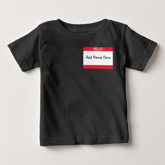 Name Tag T-Shirt (Front)