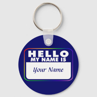 Name Tag Template Keychain