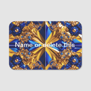 Name tag with Sweden Colours