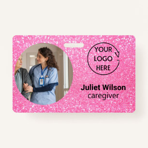 name tags caregiver id badge