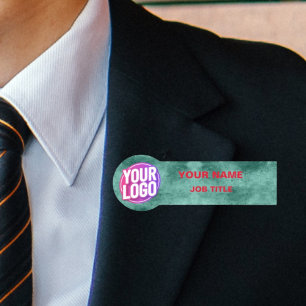 Name Tags with Magnetic or Safety Pin