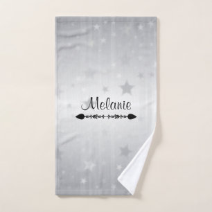 Name TEMPLATE, decorative, customize Hand Towel