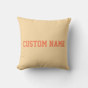 Name Template Throw Pillow