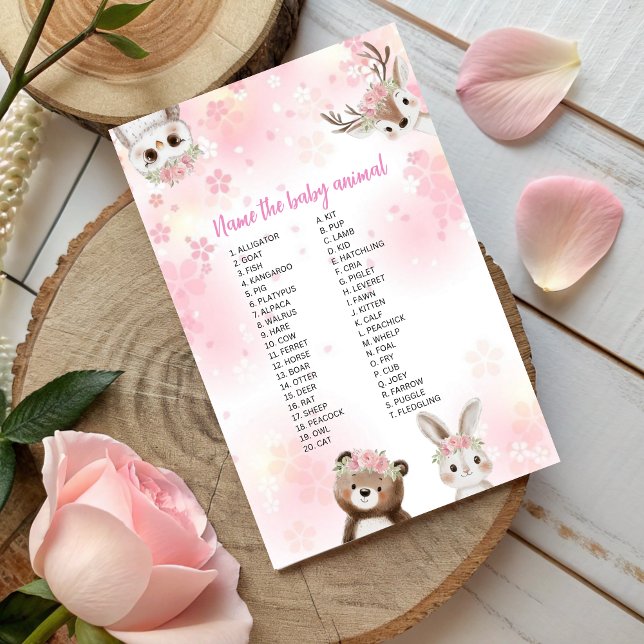 Name That Baby Animal Game - Woodland Edition (Creator Uploaded)