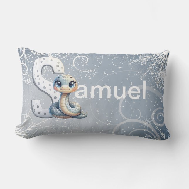  name that begins with the letter S Throw Pillow (Front)