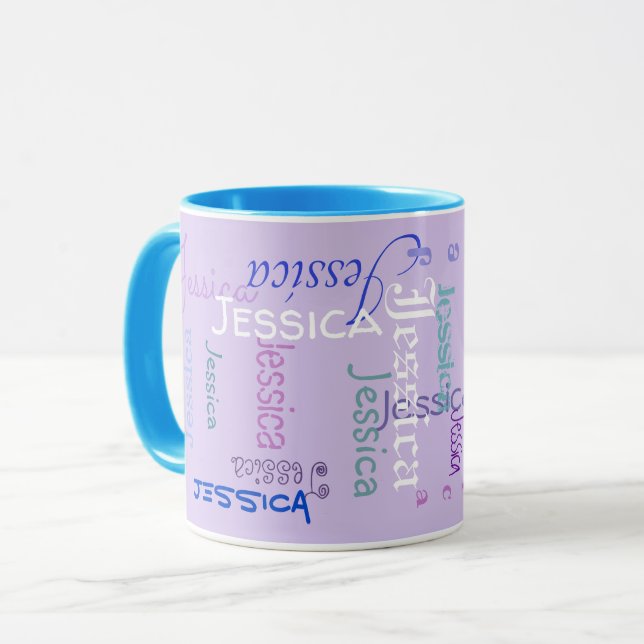 Name that Office Coffee-mug-- no more mix-ups: Mug (Front Left)