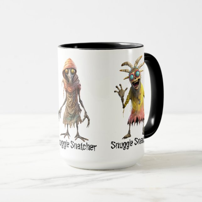 Name the monsters: 1 mug (Front Right)