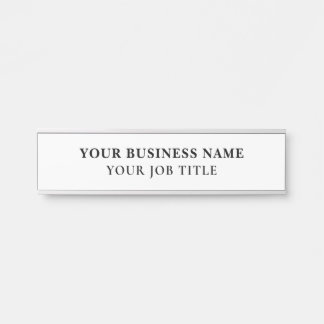 Name Title Employee Office Door Sign