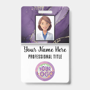 Name Title Logo Nurse Doctor Medical Staff Badge