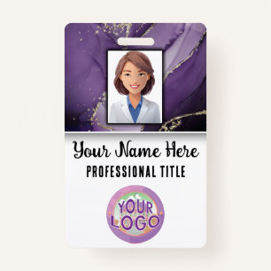 Name Title Logo Nurse Doctor Medical Staff Badge