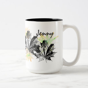 Name Two-Tone Coffee Mug