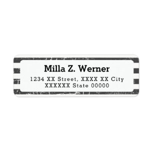 name with black stripes