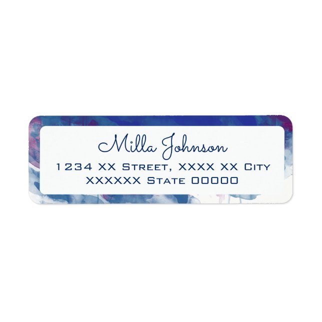 name with bluish border, nice (Front)