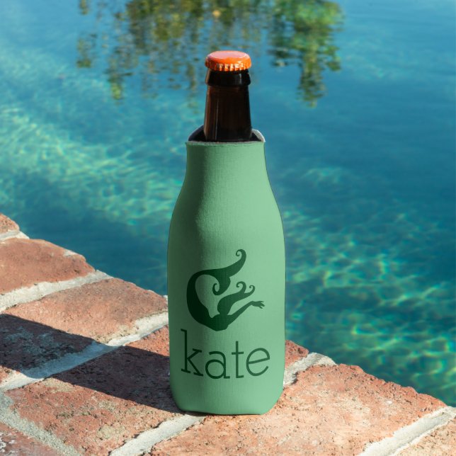 Name With Mermaid Bottle Cooler (In Situ Pool)