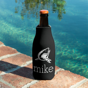 Name With Shark Bottle Cooler