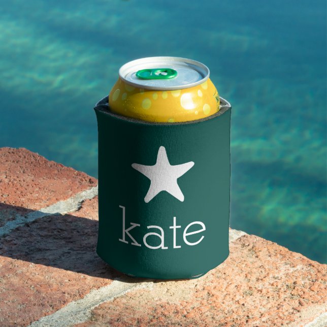Name With Starfish Can Cooler (In Situ Pool)