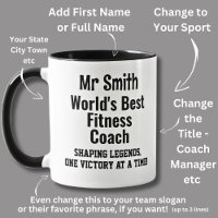 Name, Worlds Best Fitness Coach