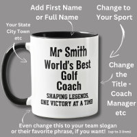 Name, Worlds Best Golf Coach 