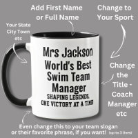 Name, Worlds Best Swim Team Manager