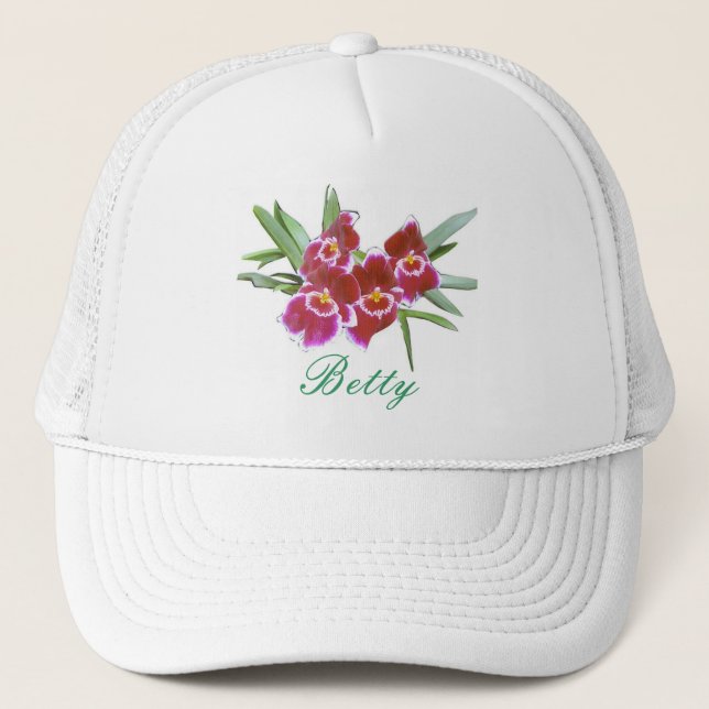 Name Your Orchid Spray Hat (Front)