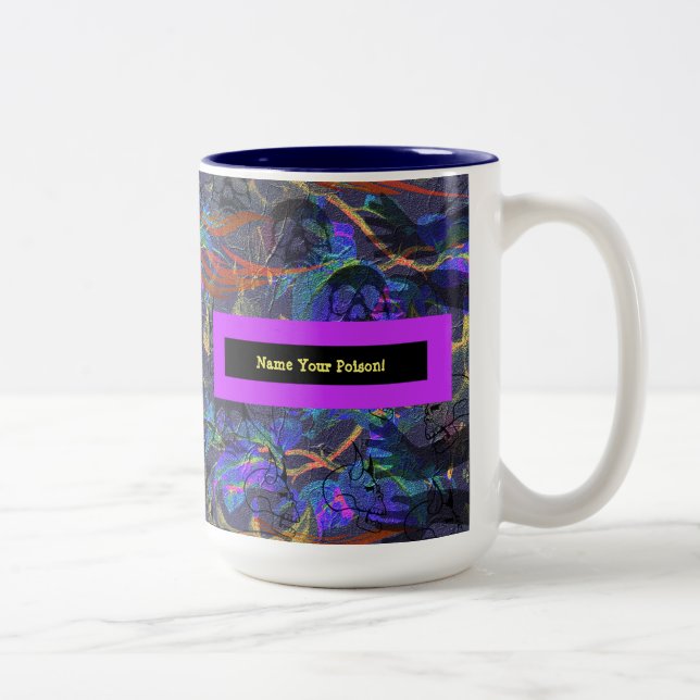 Name Your Poison Two-Tone Coffee Mug (Right)