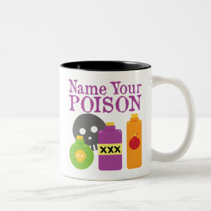 Name Your Poison Two-Tone Coffee Mug