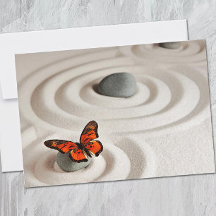 Name    Zen Garden Orange Monarch Butterfly Frame Card