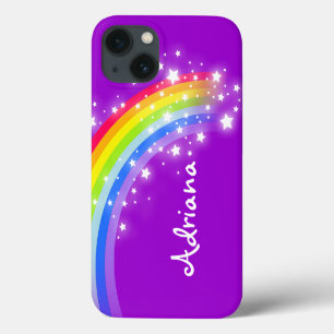 Named 7 letter rainbow purple girls ipad case
