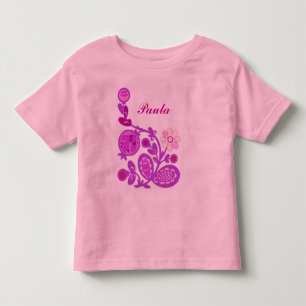 Named Flowers Deco Toddler T-shirt