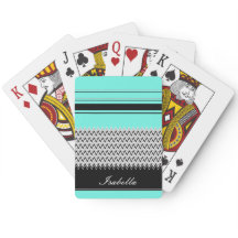 Named Mint Stripes and Chevron