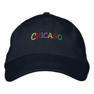 Namedrop Nation_Chicago multicolored Embroidered Hat