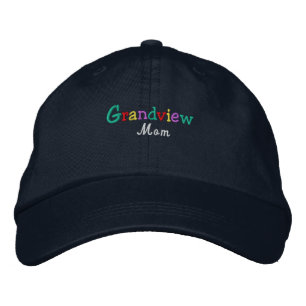 Namedrop Nation_Grandview Mom Multi-coloured Embroidered Hat