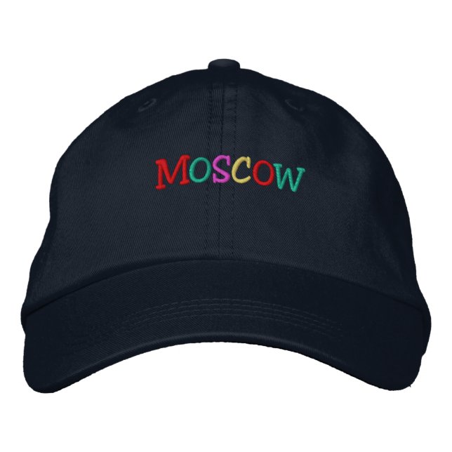 Namedrop Nation_Moscow multi-coloured Embroidered Hat (Front)
